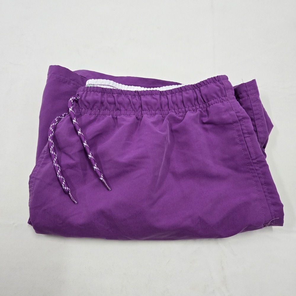 Primark Men's XL Purple Swim Trunks Pockets Drawstring